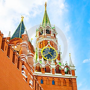 Moscow Kremlin and Spasskaya Tower photo