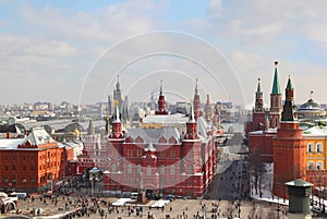 Moscow Kremlin on sunny day