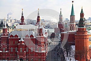 Moscow Kremlin on sunny day
