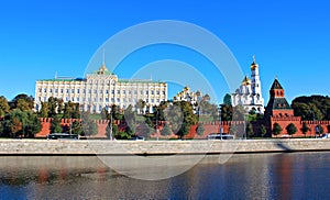 Moscow Kremlin on a sunny day