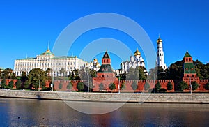 Moscow Kremlin on a sunny day