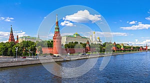 Moscow Kremlin on a sunny day