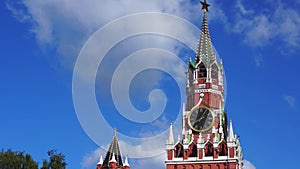Moscow Kremlin at sunny day. Russia, Red Square.