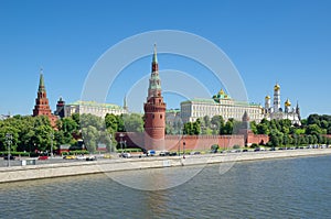Moscow Kremlin on a Sunny summer day, Russia
