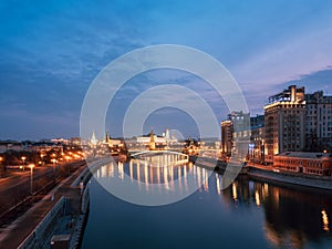 Moscow Kremlin at sunrise. Russia.