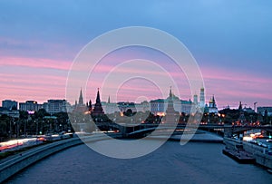 Moscow Kremlin sunset