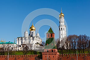 Moscow Kremlin Wall and Ivan the Great Bell Tower photo
