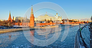 Moscow Kremlin in the winter