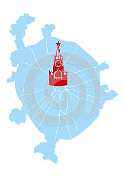 Moscow map