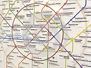 Moscow Metro Map