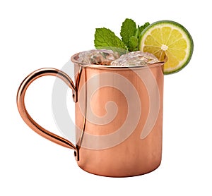 Moscow Mule in a Copper Mug