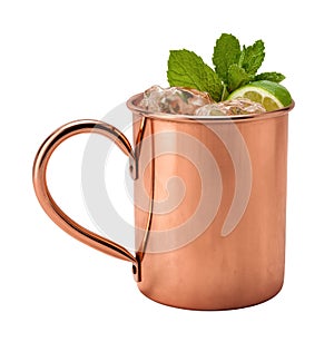 Moscow Mule in a Copper Mug photo