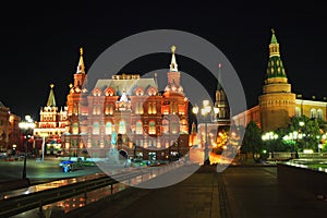 Moscow at night