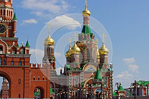 Moscow red cremlin copy photo