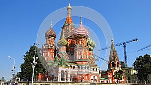 MOSCOW, RED SQUARE, Saint Basilâ€™s Cathedral