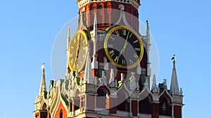 MOSCOW, RED SQUARE, SPASSKAYA TOWER