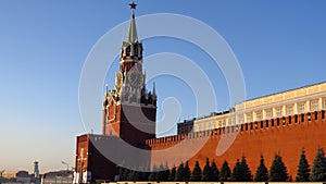 MOSCOW, RED SQUARE, SPASSKAYA TOWER