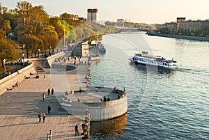 Moscow river embankment