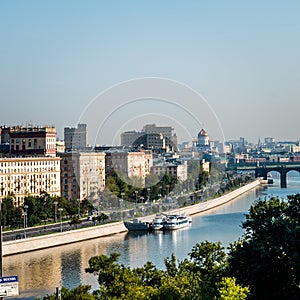 Moscow River view from RAS Viewpoint