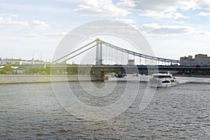 Moscow, Russia - the Bolshoy Moskvoretsky bridge.