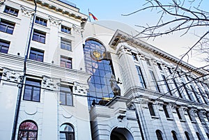 Moscow, Russia,  Building of the Supreme Court of the Russian Federation.