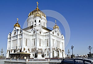 Moscow, Russia - Cathedral of Christ the Saviour photo