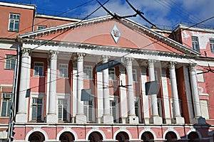 Moscow, Russia. Farmstead Count Musin-Pushkin in Razgulyai, now State University of Civil Engineering