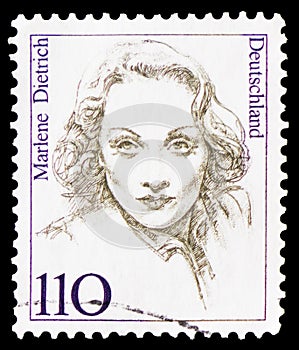 Marlene Dietrich (1901-1992), actress and singer, Women in German History serie, circa 1997