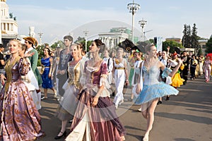 Moscow, Russia: Festival `World ballet holidays`.