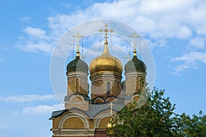 Moscow, Russia, icon of the Mother of God Cathedral 17th century-- Varvarka street near Red Square