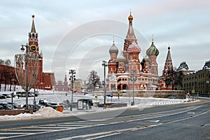 MOSCOW, View of Vasilievsky Spusk photo