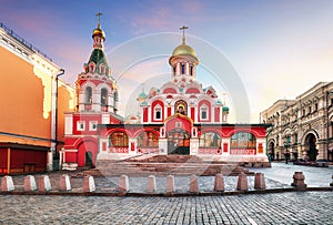 Moscow, Russia - Kazan cathedral on Red Square