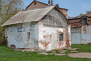 Moscow, Russia. Manor Aleksandrovo-Shchapovo. Old manor building - forge