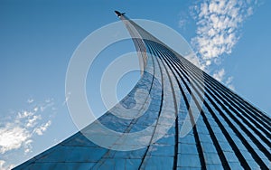 MOSCOW, RUSSIA - MAY 20, 2009: Monument to the Conquerors of Space