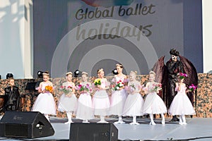Moscow, Russia: Festival `World ballet holidays`.