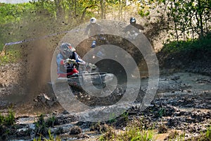 Motorcycles on ATVs