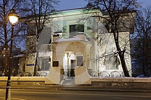 Moscow, Russia, The museum-apartment of the writer Maxim Gorky. The former mansion of S.P. Ryabushinsky.