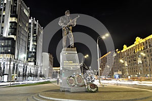 The monument to Mikhail Kalashnikov