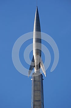 The Monument to the Conquerors of Space, Moscow, Russian federal city, Russian Federation, Russia