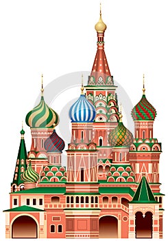 Moscow Saint Basil`s Cathedral