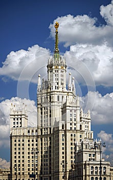 Moscow stalin skyscraper house