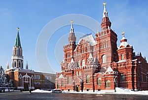 Moscow. The state historical Museum on Red Square.