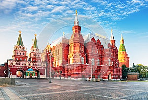 Moscow - State Historical Museum at Red Square, Russia