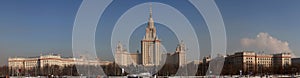Moscow State University (front, winter)
