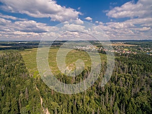 Moscow suburbs in summer