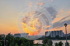 Moscow sunset
