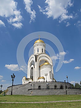 Moscow. Temple of St. George on Poklonnaya Hill