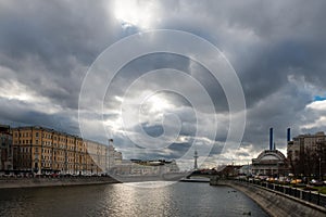 Moscow, Urban autumn landscape