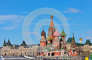 Moscow, Vasily Blazhenogo's temple