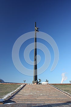 Moscow. Victory Monument on Poklonnaya Hill.